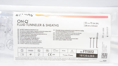 Avanos FT11X12 On-Q Fluid Tunneler and Sheaths 12inch x 11Ga (x)